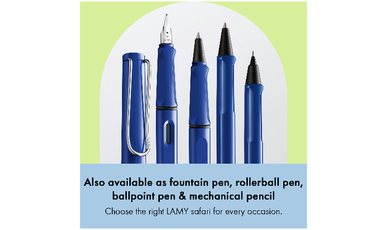 LAMY safari Ink Cartridge Rollerball Pen Blue