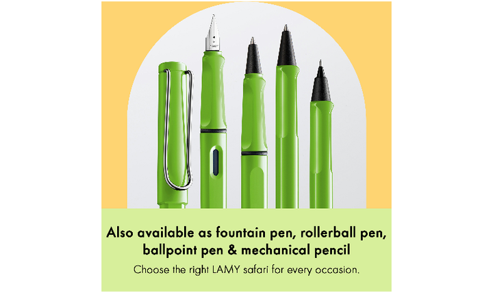 LAMY safari Ink Cartridge Rollerball Pen Green