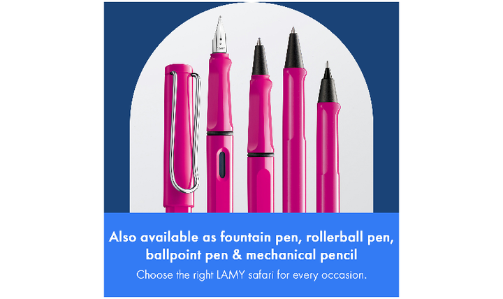 LAMY safari Ink Cartridge Rollerball Pen Pink