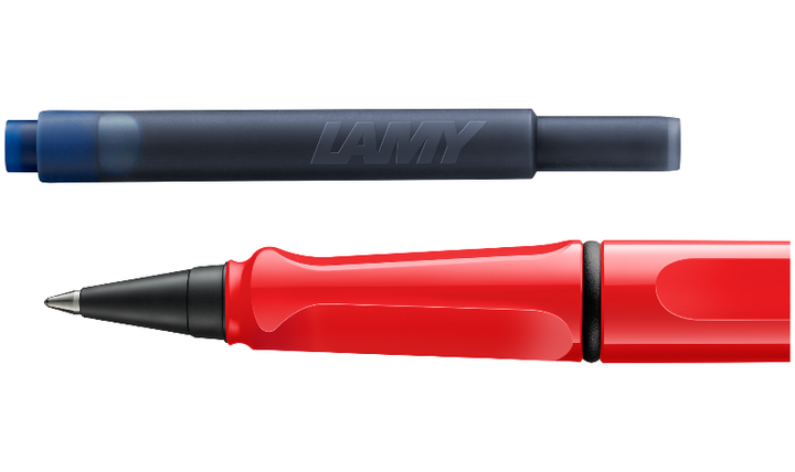 LAMY safari Ink Cartridge Rollerball Pen Red