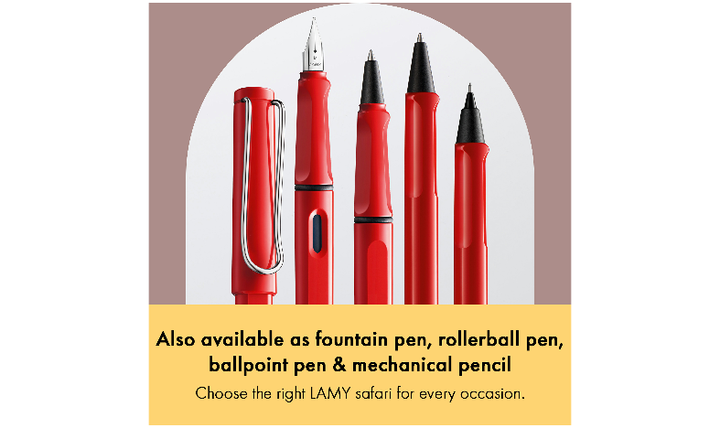 LAMY safari Ink Cartridge Rollerball Pen Red