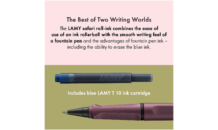 LAMY safari Ink Cartridge Rollerball Pen Scarlet