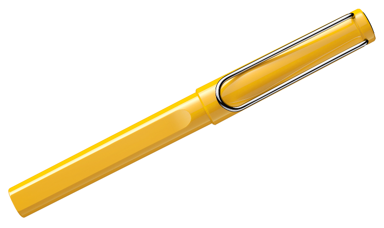 LAMY safari Ink Cartridge Rollerball Pen Yellow