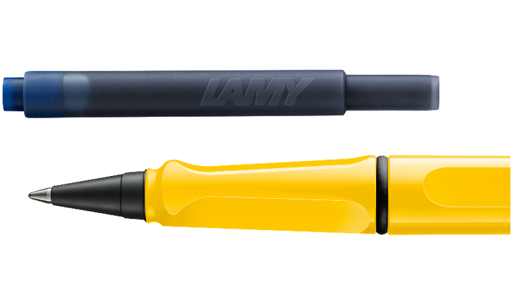 LAMY safari Ink Cartridge Rollerball Pen Yellow