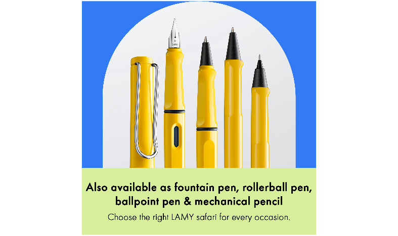 LAMY safari Ink Cartridge Rollerball Pen Yellow