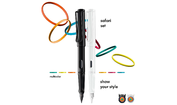 LAMY safari Multicolour Fountain Pen Set