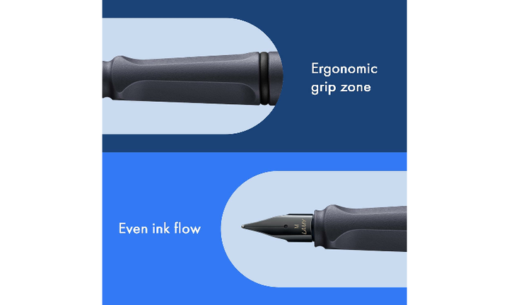LAMY safari Fountain Pen Steel Black