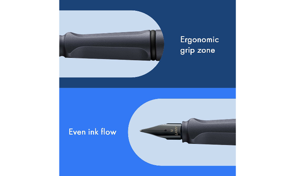 LAMY safari Fountain Pen Steel Black