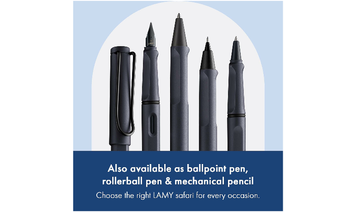 LAMY safari Fountain Pen Steel Black