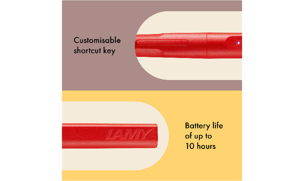 LAMY safari note+ for use with Apple iPad Red