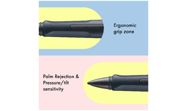 LAMY safari note+ for use with Apple iPad Steel Black