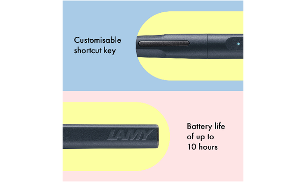 LAMY safari note+ for use with Apple iPad Steel Black