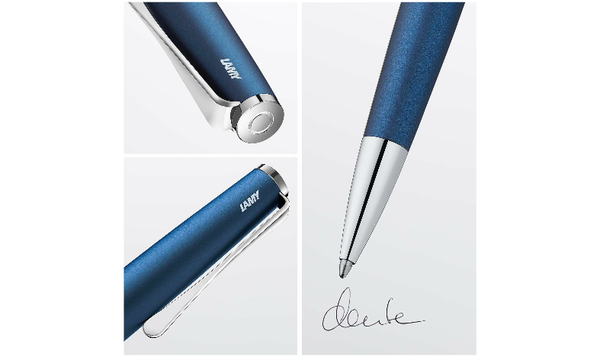 LAMY studio Ballpoint Pen Imperial Blue - Gift Boxed - with FREE LAMY Drawstring Bag