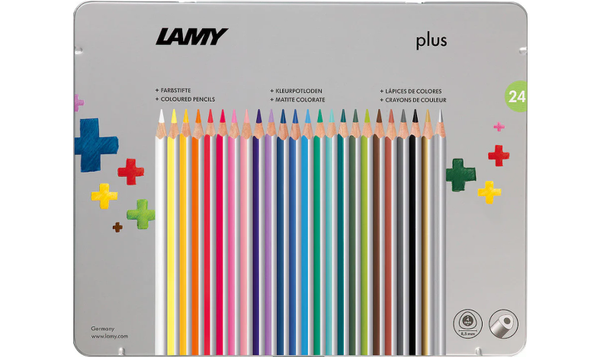 LAMY plus Coloured Pencils Tin of 24