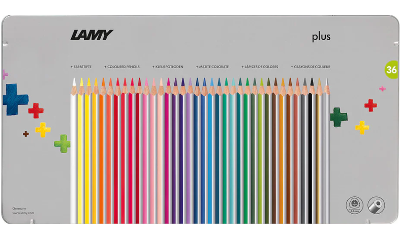 LAMY plus Coloured Pencils Tin of 36
