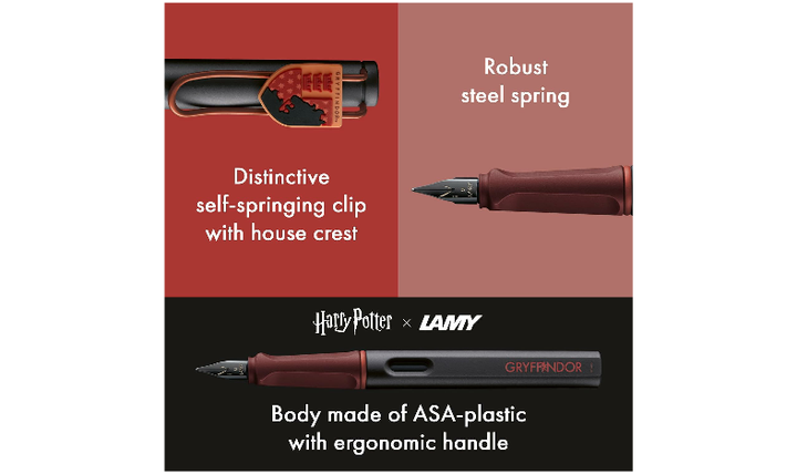LAMY safari Fountain Pen Harry Potter Gryffindor Limited Edition – Medium Nib