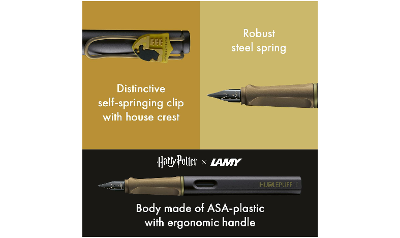 LAMY safari Fountain Pen Harry Potter Hufflepuff Limited Edition – Medium Nib