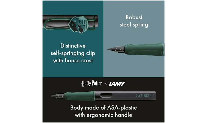 LAMY safari Fountain Pen Harry Potter Slytherin Limited Edition – Medium Nib