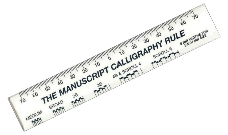 Manuscript Calligrapher's Rule | Dr Pen