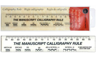 Manuscript Calligrapher's Rule