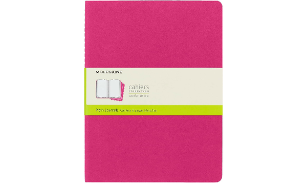 Moleskine Cahier Extra Large Journal 190x250 Kinetic Pink - Plain or Ruled