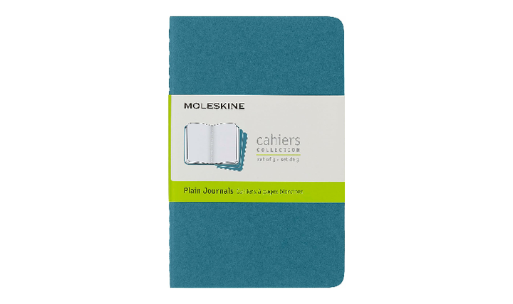 Moleskine Cahier Pocket Journal 90x140 Brisk Blue - Plain