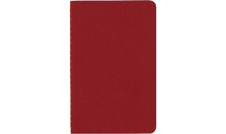 Moleskine Cahier Pocket Journal 90x140 Cranberry Red - Plain