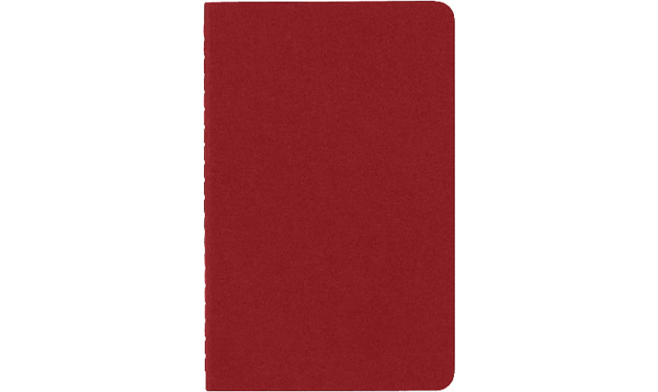 Moleskine Cahier Pocket Journal 90x140 Cranberry Red - Plain
