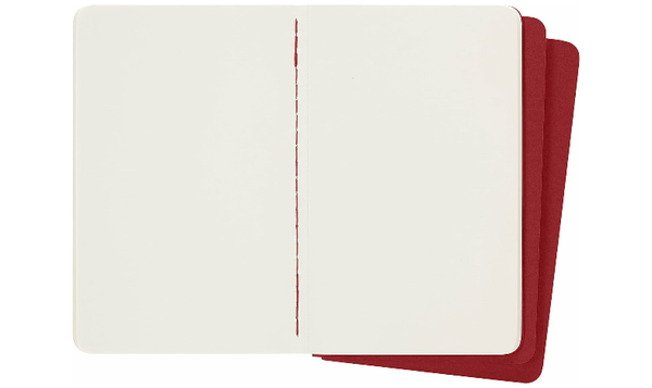 Moleskine Cahier Pocket Journal 90x140 Cranberry Red - Plain