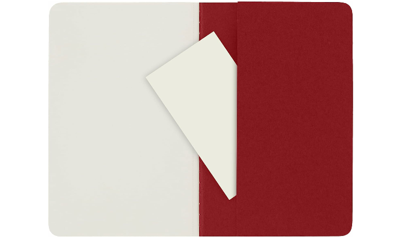 Moleskine Cahier Pocket Journal 90x140 Cranberry Red - Plain