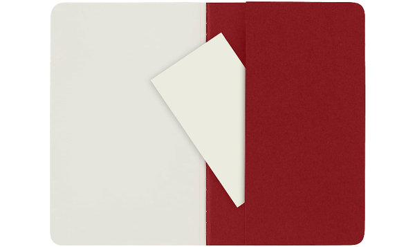Moleskine Cahier Pocket Journal 90x140 Cranberry Red - Plain