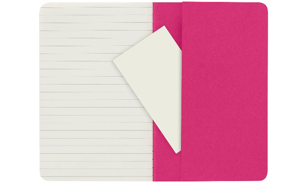 Moleskine Cahier Pocket Journal 90x140 Kinetic Pink - Ruled