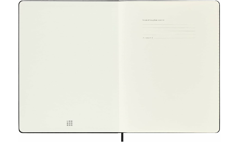 Moleskine Classic Collection Extra Large Hard Cover Notebook - Black