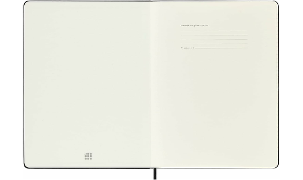 Moleskine Classic Collection Extra Large Hard Cover Notebook - Black