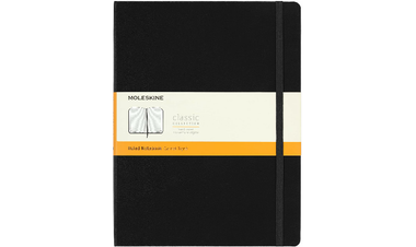 Moleskine Classic Collection Extra Large Hard Cover Notebook - Black