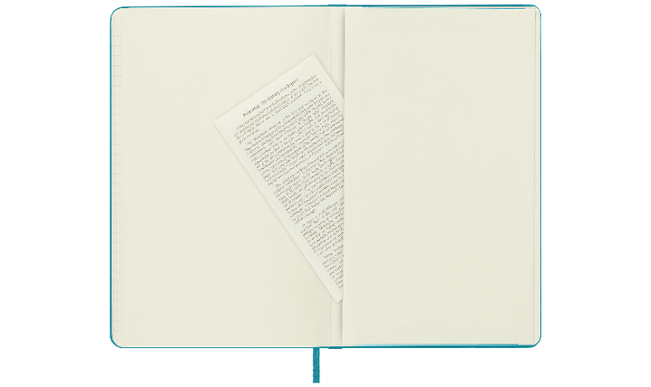 Moleskine Classic Collection Large Hard Cover Notebook - Reef Blue