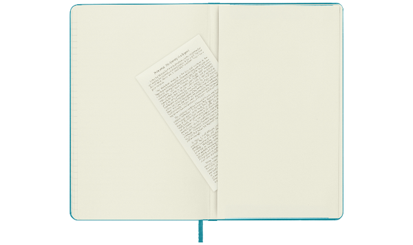 Moleskine Classic Collection Large Hard Cover Notebook - Reef Blue