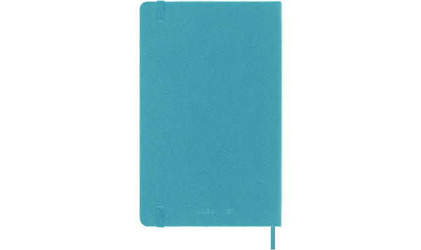 Moleskine Classic Collection Large Hard Cover Notebook - Reef Blue