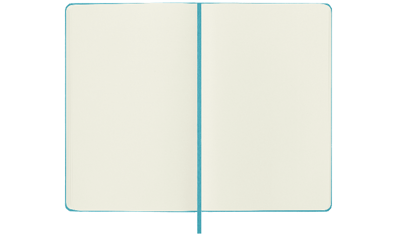Moleskine Classic Collection Large Hard Cover Notebook - Reef Blue