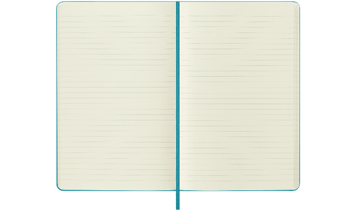 Moleskine Classic Collection Large Hard Cover Notebook - Reef Blue