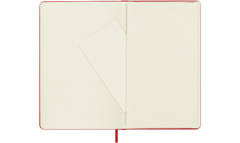 Moleskine Classic Collection Medium Hard Cover Notebook - Scarlet Red - Ruled