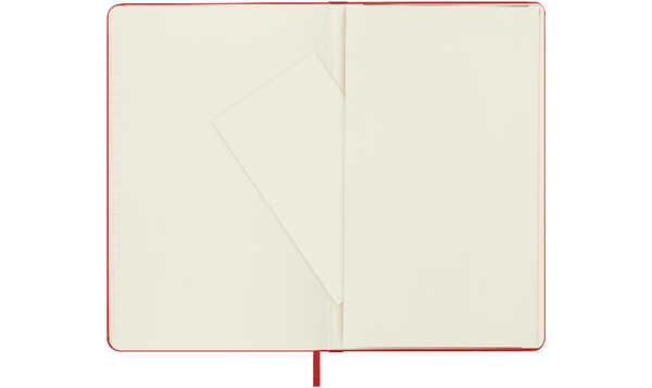 Moleskine Classic Collection Medium Hard Cover Notebook - Scarlet Red - Ruled