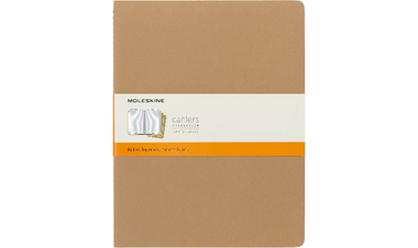 Moleskine Cahier Extra Extra Large Journal Kraft Brown - Plain or Ruled