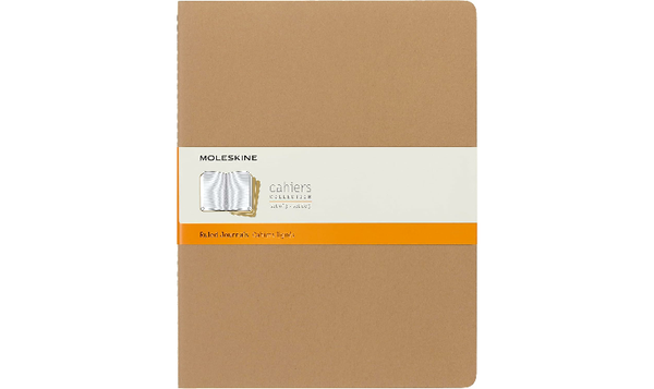 Moleskine Cahier Extra Extra Large Journal Kraft Brown - Plain or Ruled