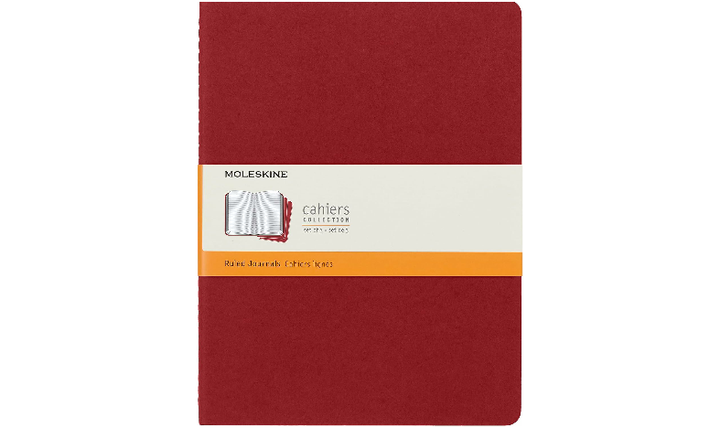 Moleskine Cahier Extra Large Journal 190x250 Cranberry Red - Ruled