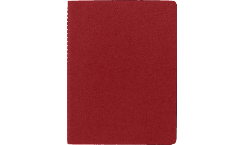 Moleskine Cahier Extra Large Journal 190x250 Cranberry Red - Ruled