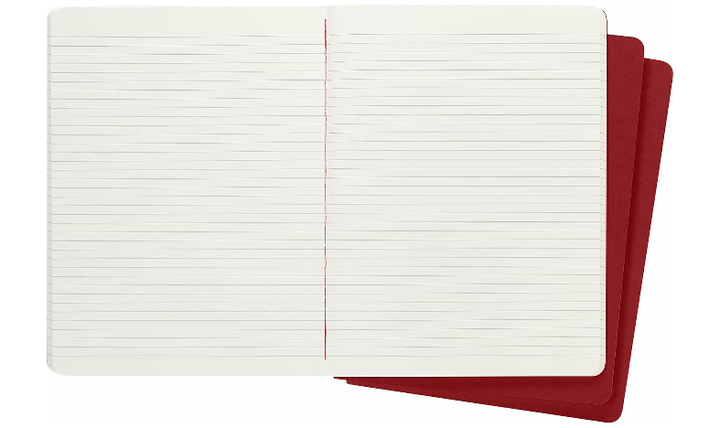 Moleskine Cahier Extra Large Journal 190x250 Cranberry Red - Ruled