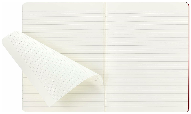 Moleskine Cahier Extra Large Journal 190x250 Cranberry Red - Ruled