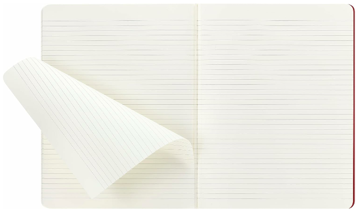 Moleskine Cahier Extra Large Journal 190x250 Cranberry Red - Ruled