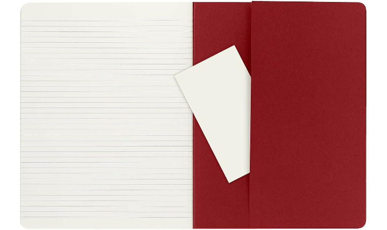 Moleskine Cahier Extra Large Journal 190x250 Cranberry Red - Ruled